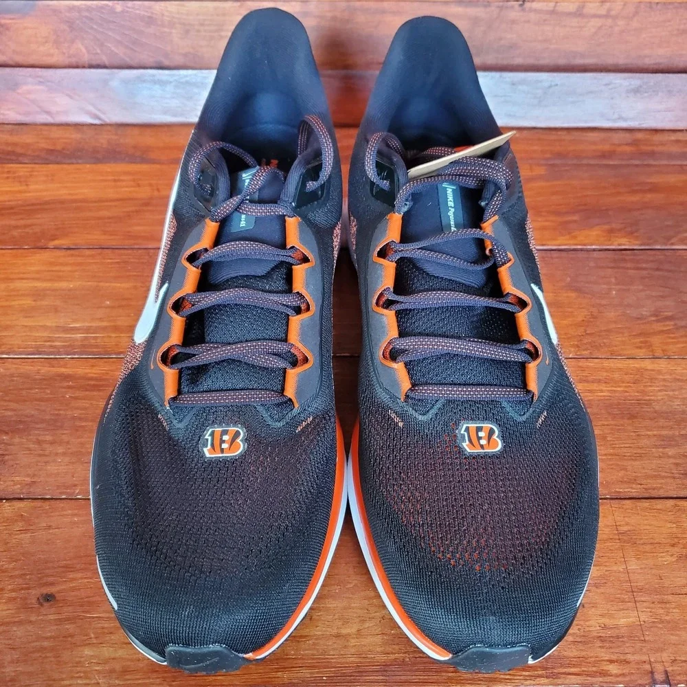 Nike Zoom Pegasus 41 Shoes Cincinnati‎ Bengals Black Men 14 FZ5072-001 New